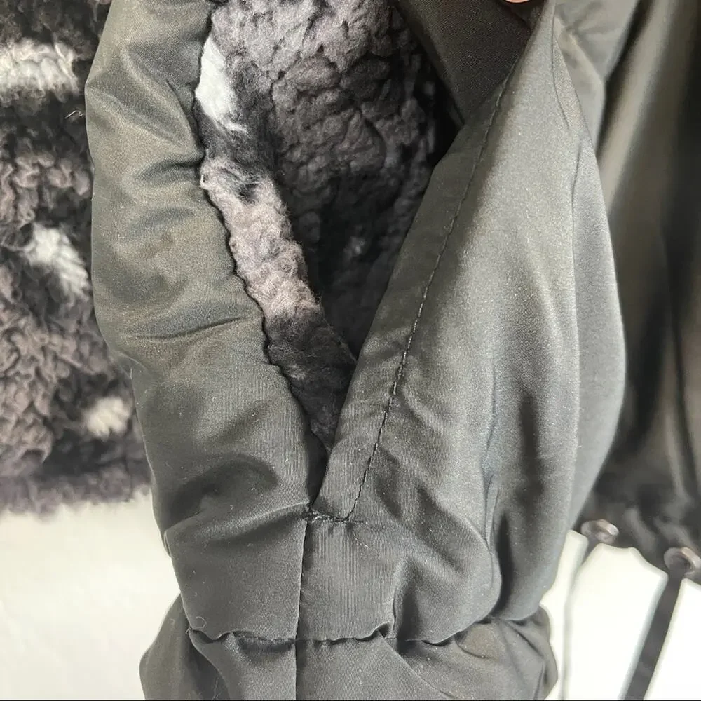 Lane Bryant LIVI Sherpa Half Zip Pullover Jacket Sweater